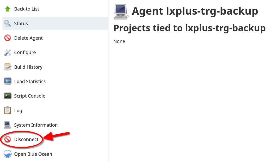 Launch lxplus-trg agent